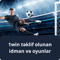 1win təklif olunan idman və oyunlar