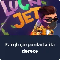 Fərqli çarpanlarla iki dərəcə